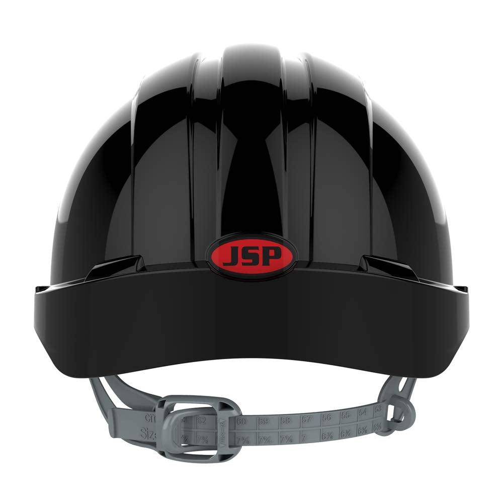 JSP EVO®2 Safety Helmet with Slip Ratchet Adjustment Harness - Vented - EN 397 Industrial Hard Hat for Building, Construction and Work sites