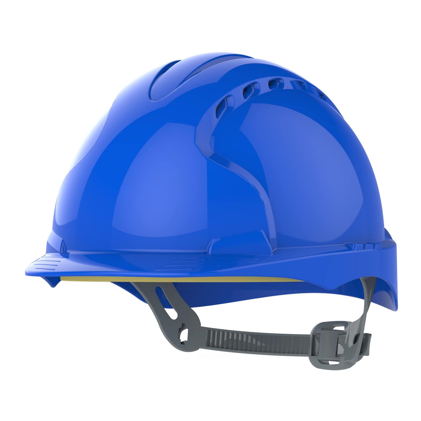 JSP EVO®2 Safety Helmet with Slip Ratchet Adjustment Harness - Vented - EN 397 Industrial Hard Hat for Building, Construction and Work sites