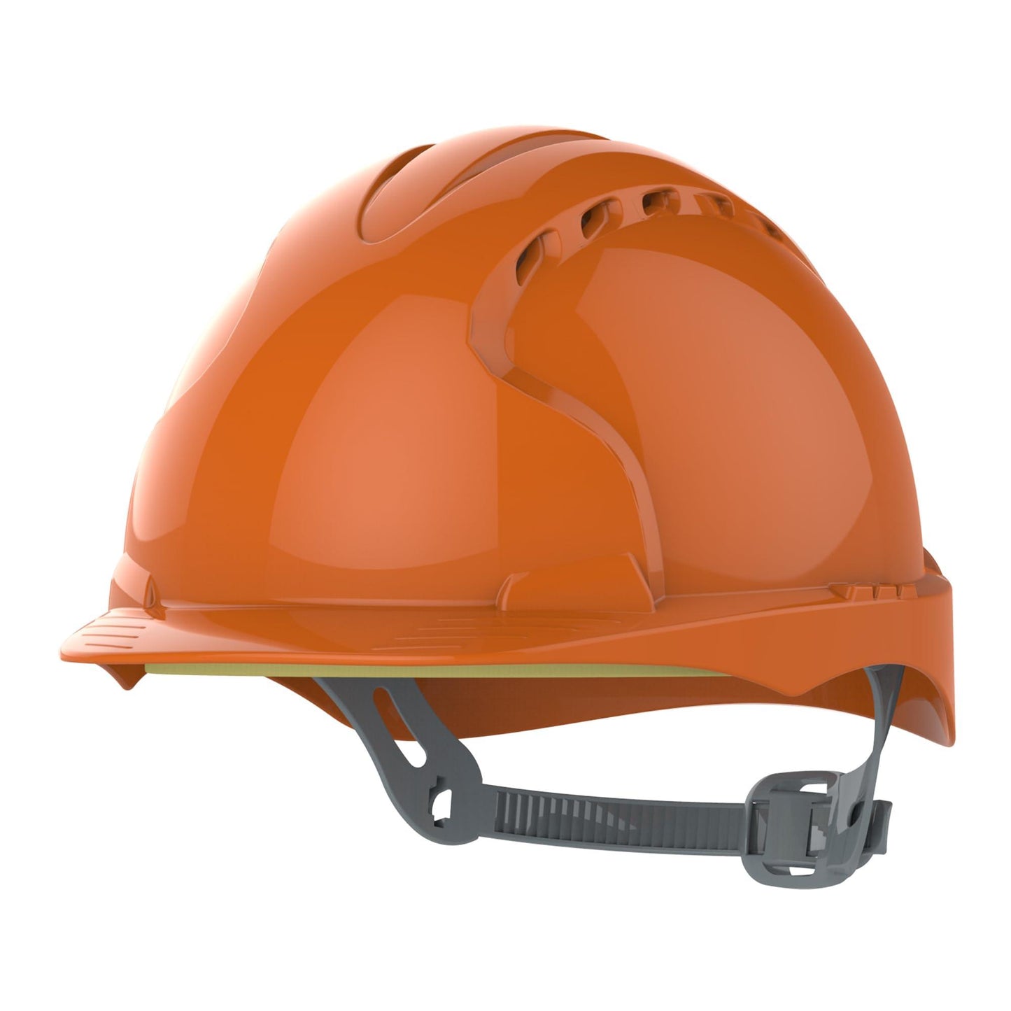 JSP EVO®2 Safety Helmet with Slip Ratchet Adjustment Harness - Vented - EN 397 Industrial Hard Hat for Building, Construction and Work sites